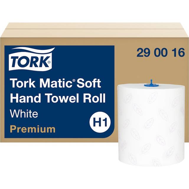 Tork Matic Soft H1 2-lag Håndklæderulle Premium 6 ruller